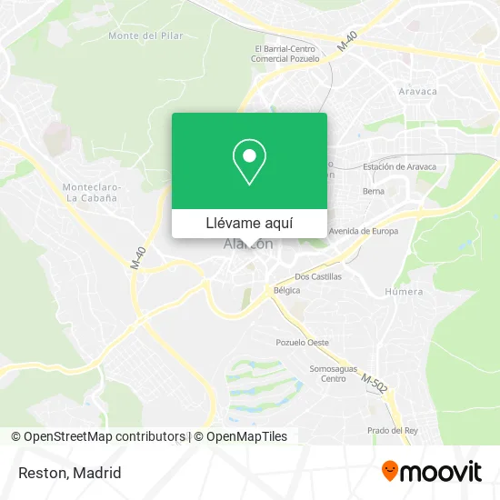 Mapa Reston
