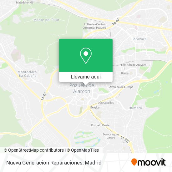 Mapa Nueva Generación Reparaciones