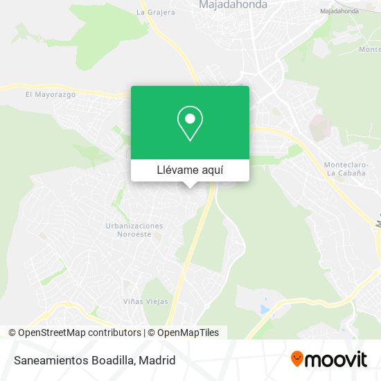Mapa Saneamientos Boadilla