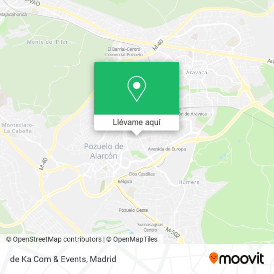 Mapa de Ka Com & Events