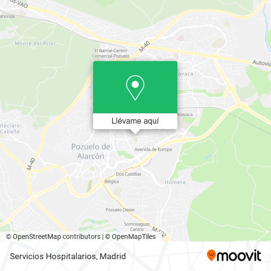 Mapa Servicios Hospitalarios