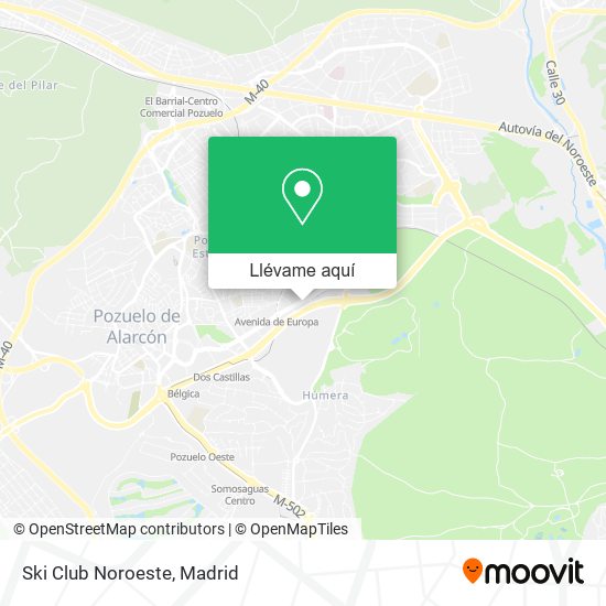 Mapa Ski Club Noroeste