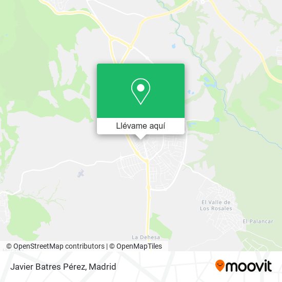 Mapa Javier Batres Pérez