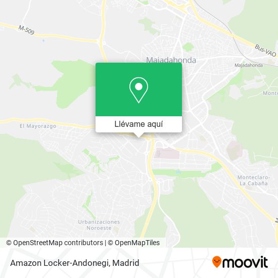 Mapa Amazon Locker-Andonegi