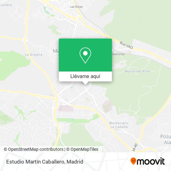 Mapa Estudio Martín Caballero
