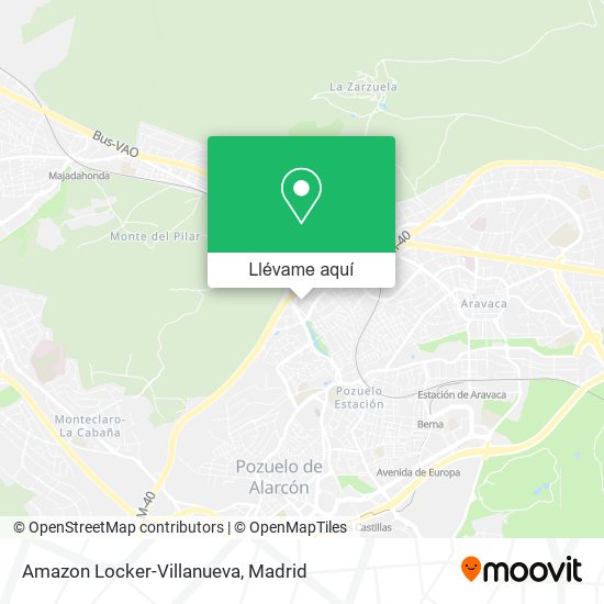 Mapa Amazon Locker-Villanueva