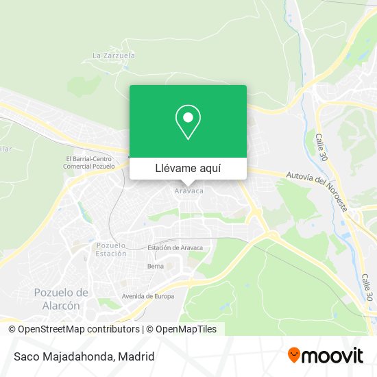 Mapa Saco Majadahonda