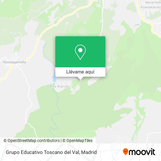 Mapa Grupo Educativo Toscano del Val