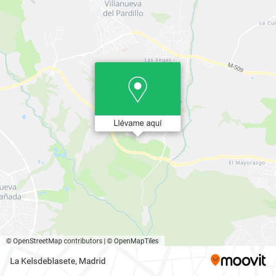 Mapa La Kelsdeblasete