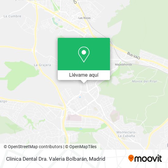 Mapa Clínica Dental Dra. Valeria Bolbarán