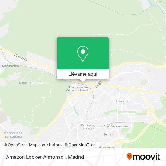 Mapa Amazon Locker-Almonacil