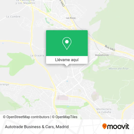 Mapa Autotrade Business & Cars