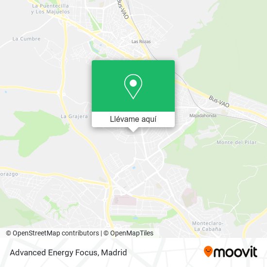 Mapa Advanced Energy Focus
