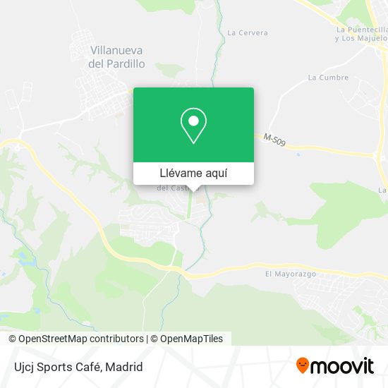 Mapa Ujcj Sports Café