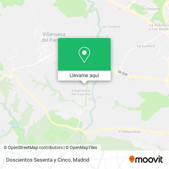 Mapa Doscientos Sesenta y Cinco