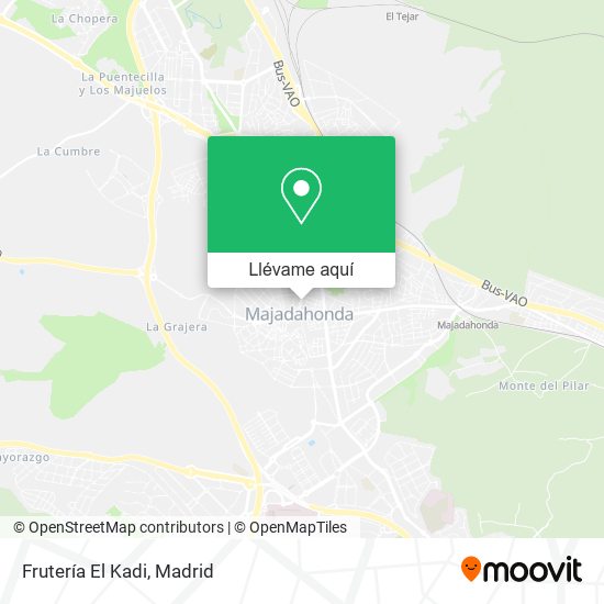 Mapa Frutería El Kadi