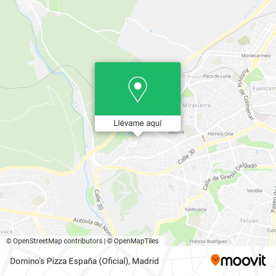 Mapa Domino's Pizza España (Oficial)