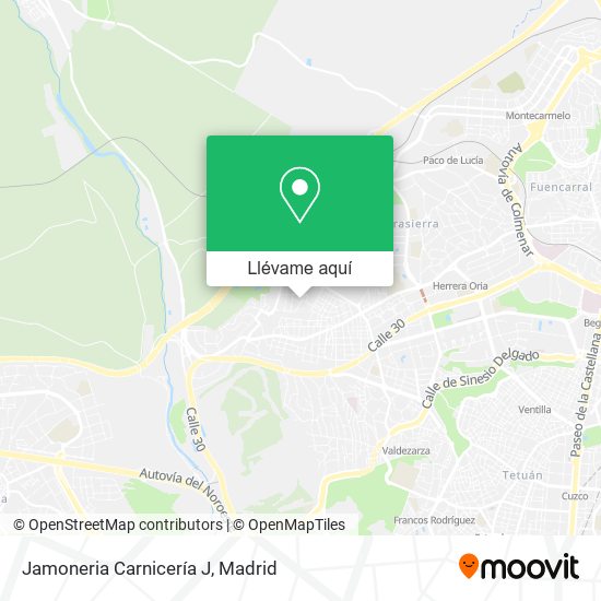 Mapa Jamoneria Carnicería J