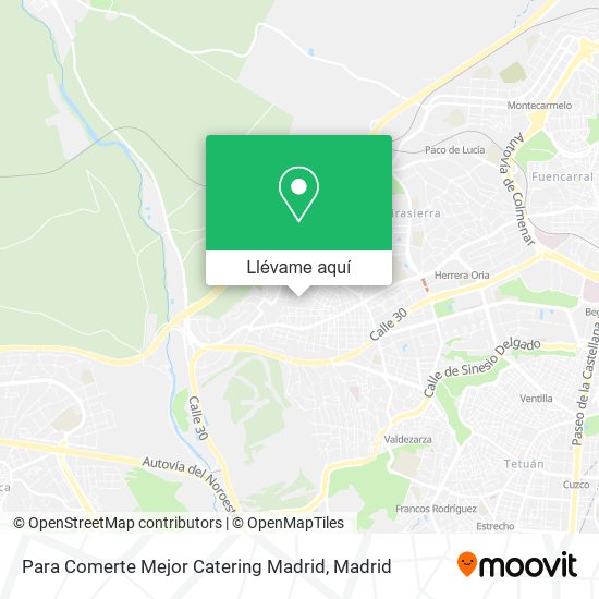 Mapa Para Comerte Mejor Catering Madrid
