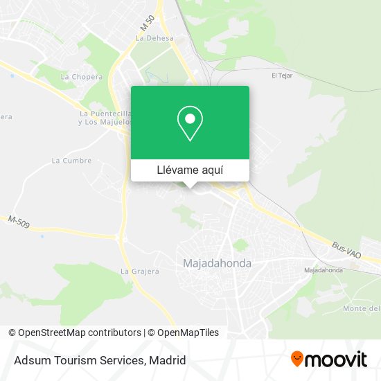Mapa Adsum Tourism Services