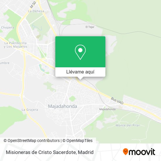 Mapa Misioneras de Cristo Sacerdote