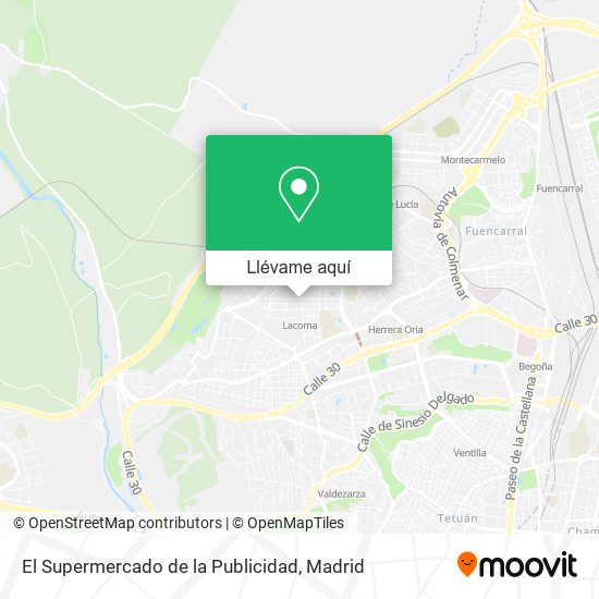 Mapa El Supermercado de la Publicidad