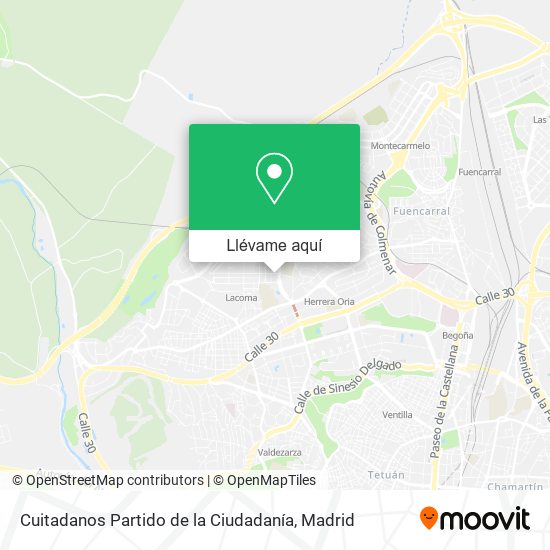 Mapa Cuitadanos Partido de la Ciudadanía