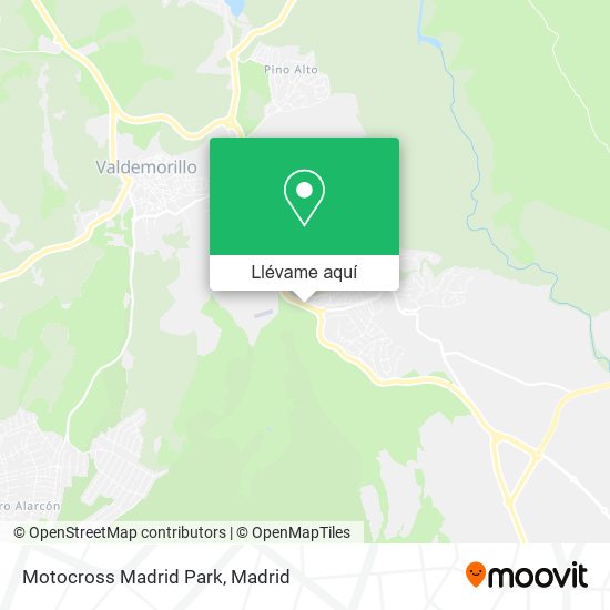 Mapa Motocross Madrid Park