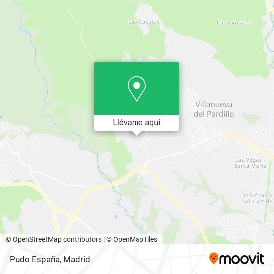 Mapa Pudo España