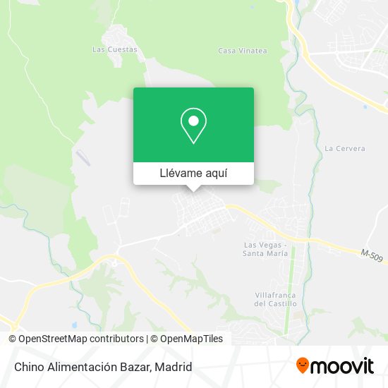 Mapa Chino Alimentación Bazar