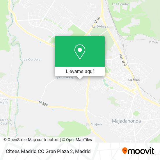 Mapa Citees Madrid CC Gran Plaza 2