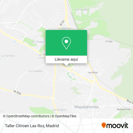 Mapa Taller Citroen Las Roz
