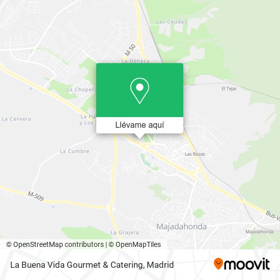 Mapa La Buena Vida Gourmet & Catering
