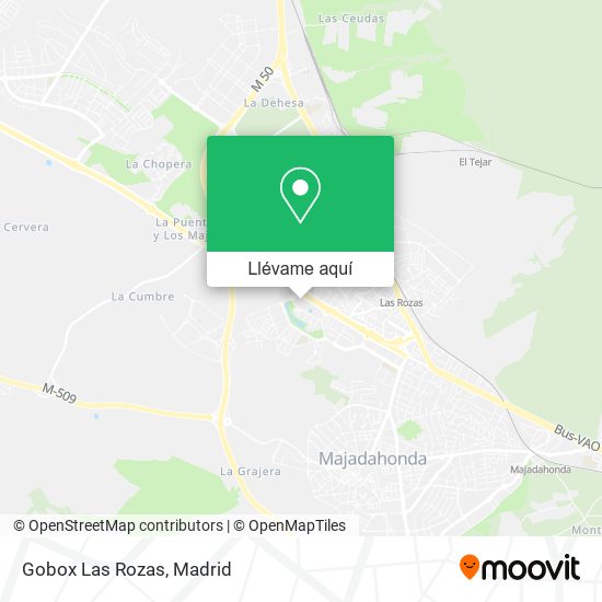 Mapa Gobox Las Rozas