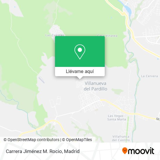 Mapa Carrera Jiménez M. Rocio