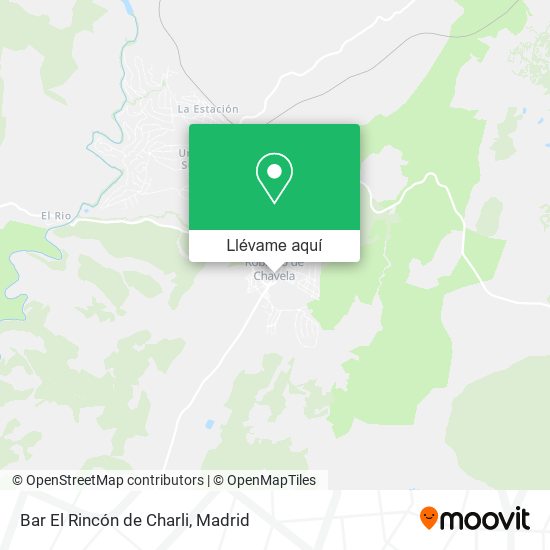 Mapa Bar El Rincón de Charli