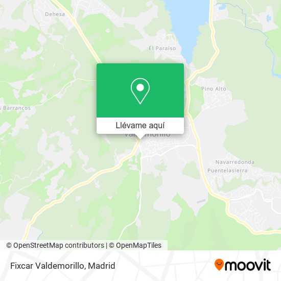 Mapa Fixcar Valdemorillo