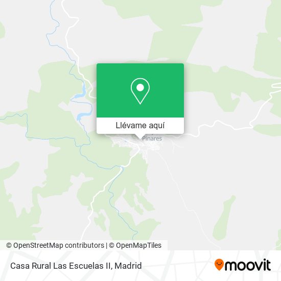 Mapa Casa Rural Las Escuelas II