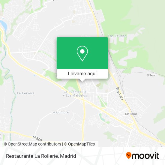 Mapa Restaurante La Rollerie