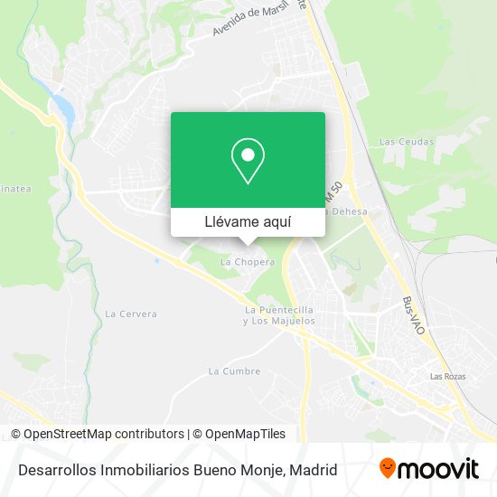 Mapa Desarrollos Inmobiliarios Bueno Monje