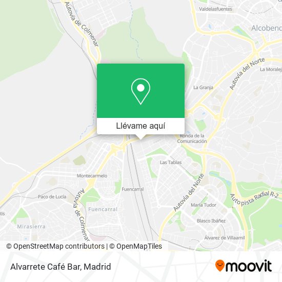 Mapa Alvarrete Café Bar