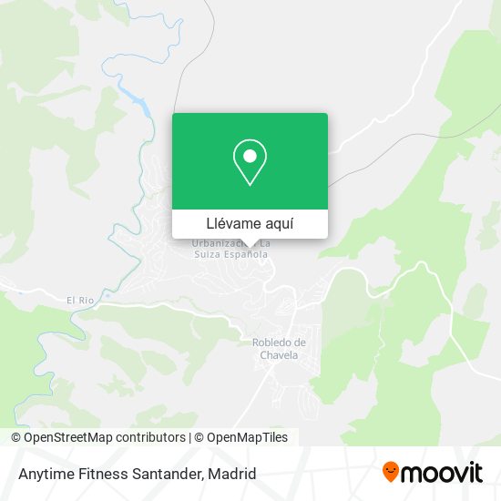 Mapa Anytime Fitness Santander