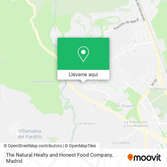 Mapa The Natural Healty and Honest Food Company