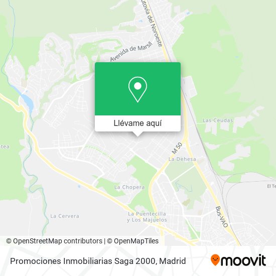 Mapa Promociones Inmobiliarias Saga 2000