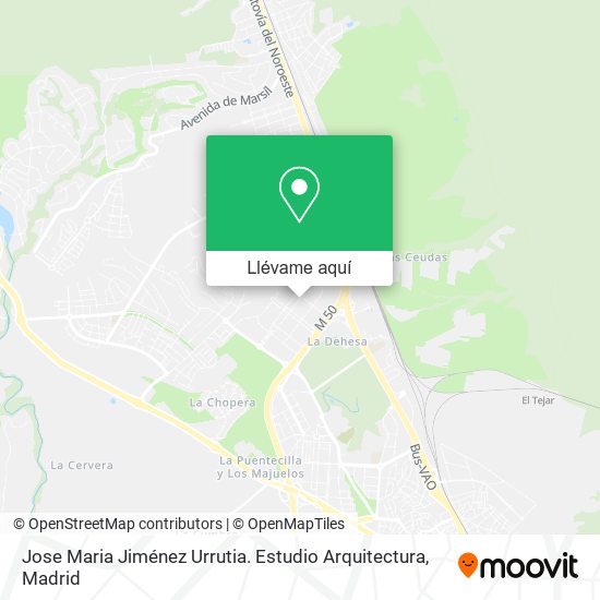 Mapa Jose Maria Jiménez Urrutia. Estudio Arquitectura