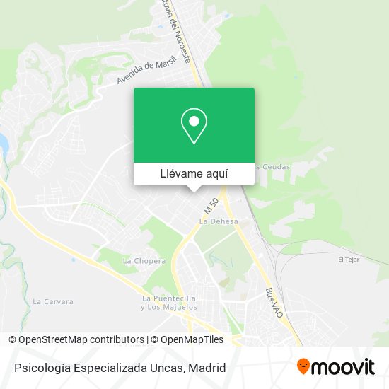 Mapa Psicología Especializada Uncas