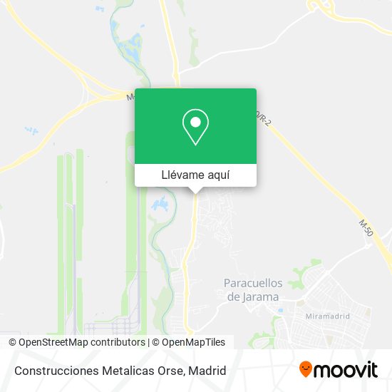Mapa Construcciones Metalicas Orse