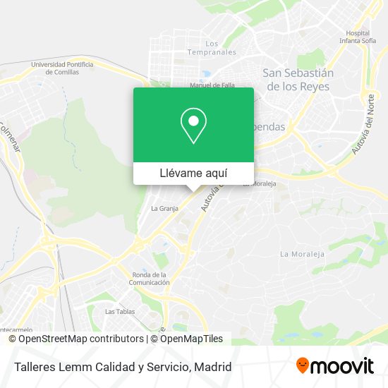 Mapa Talleres Lemm Calidad y Servicio