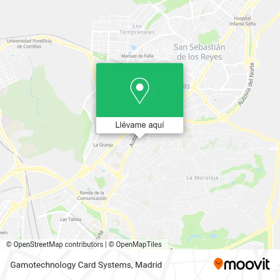 Mapa Gamotechnology Card Systems