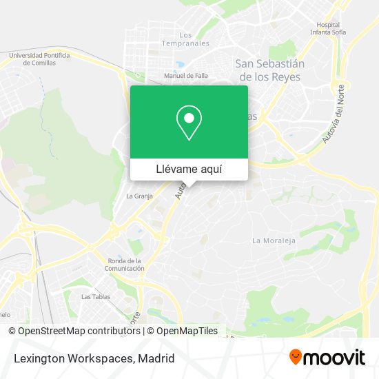 Mapa Lexington Workspaces